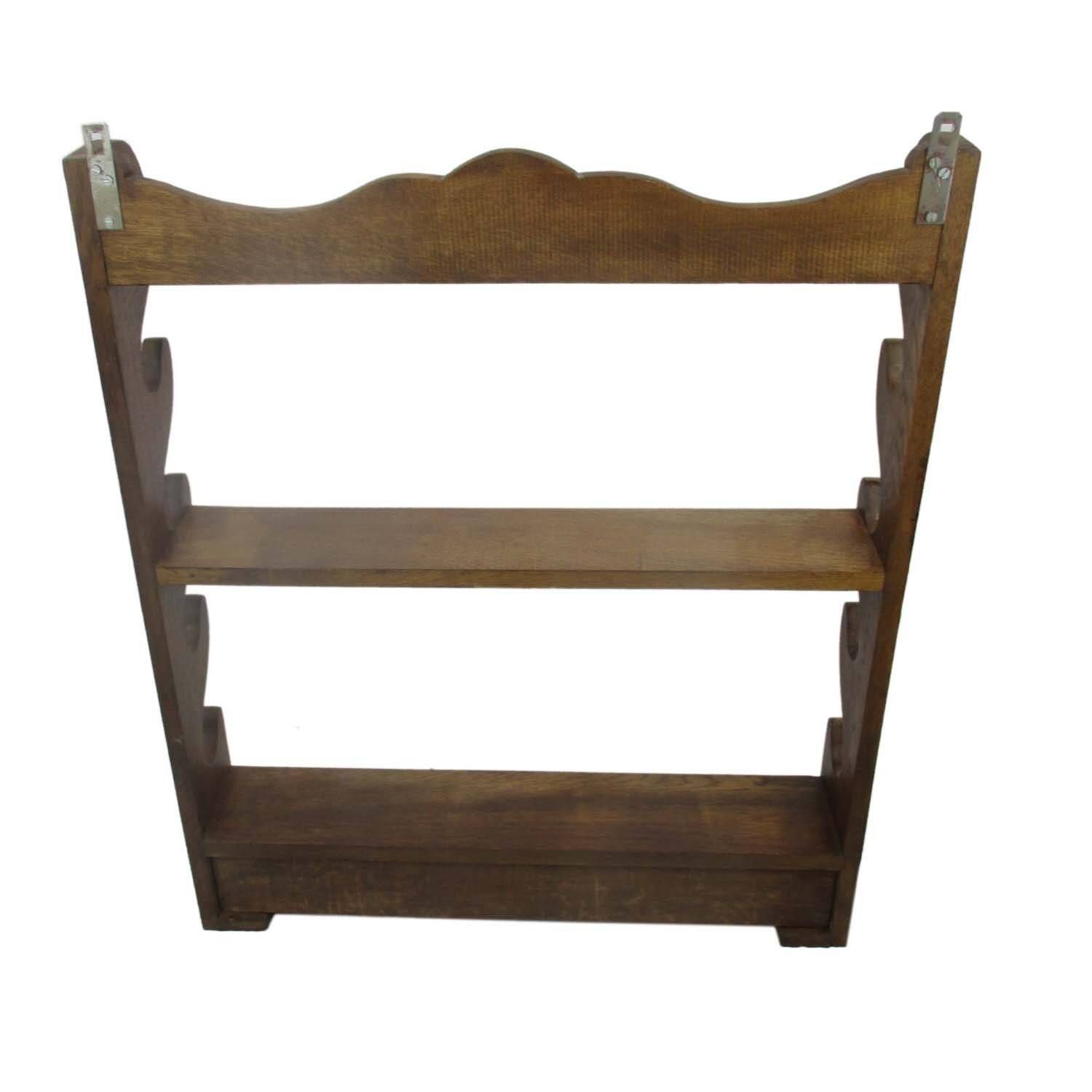 Beautiful Ornate Plate Pipe Rack Shelf Cabinet Standing And Hanging Hand Carved photo vintage