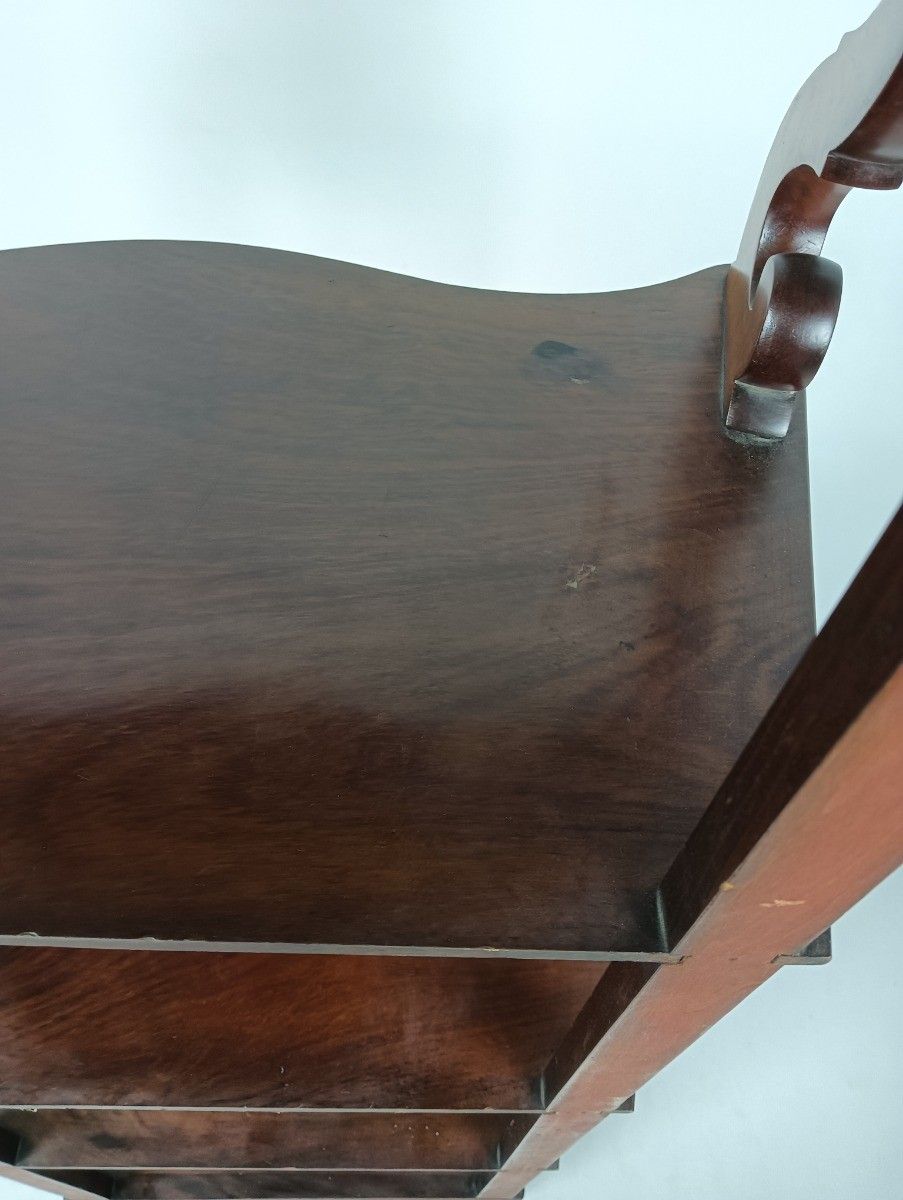 Gorgeous Antique Xl Turned Post Hobnails Etagère Wood Italy Spindles Gorgeous photo 699.0