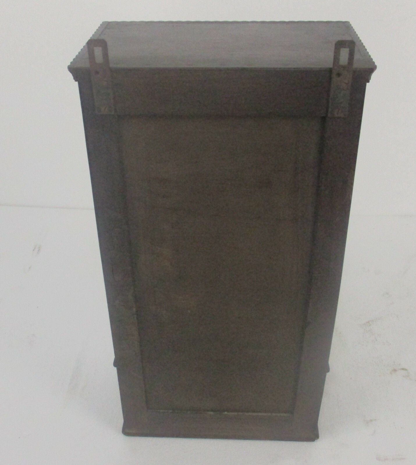 352.0 Kitchen Medicine Apothecary  Bathroom Cabinet  Carved Wood Ornate Hobnails photo