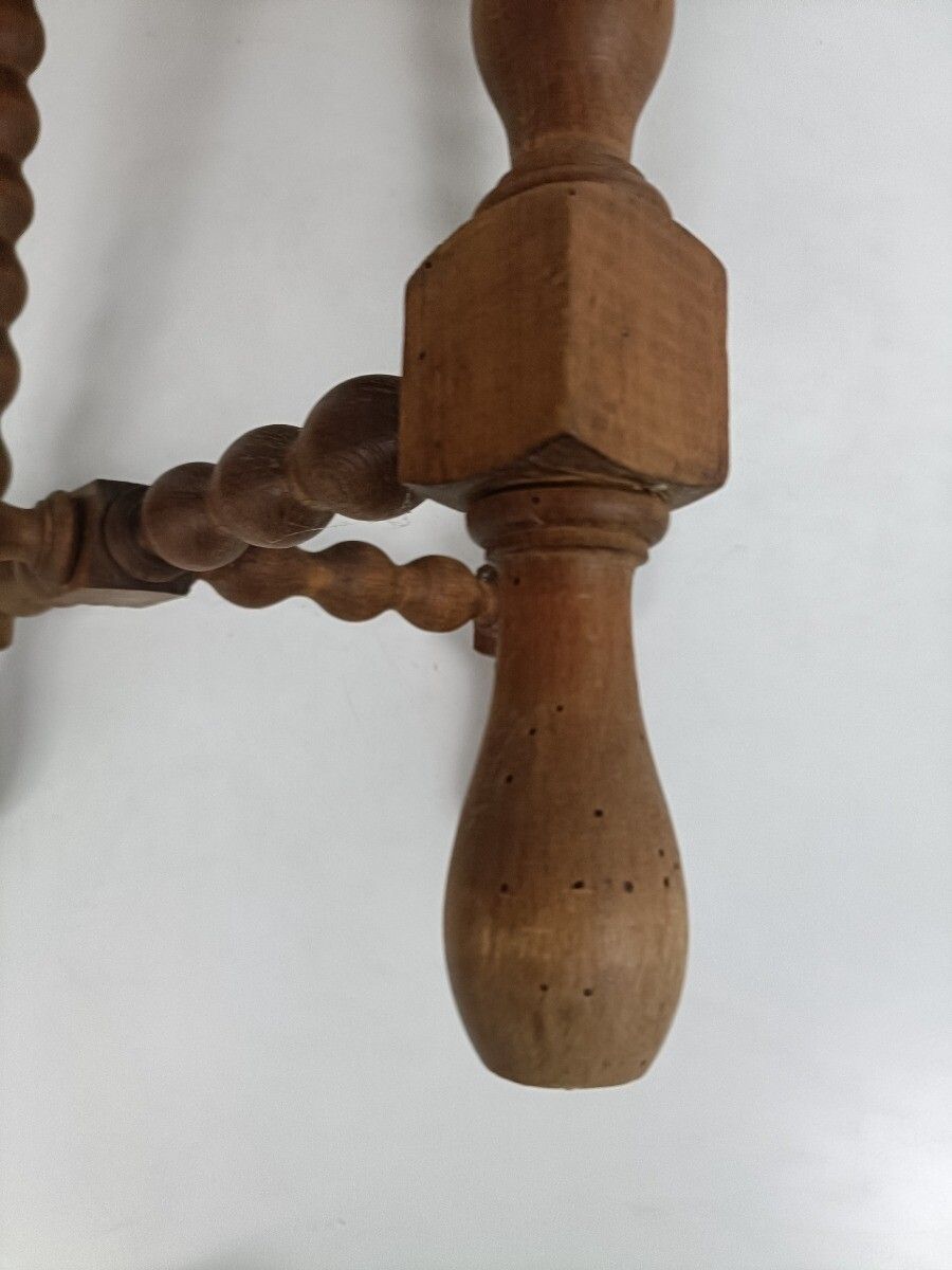 Large Bobbin Legs Wooden Side Wine Table Pedestal Plant Bonsai Stand Georgian Ba photo buy