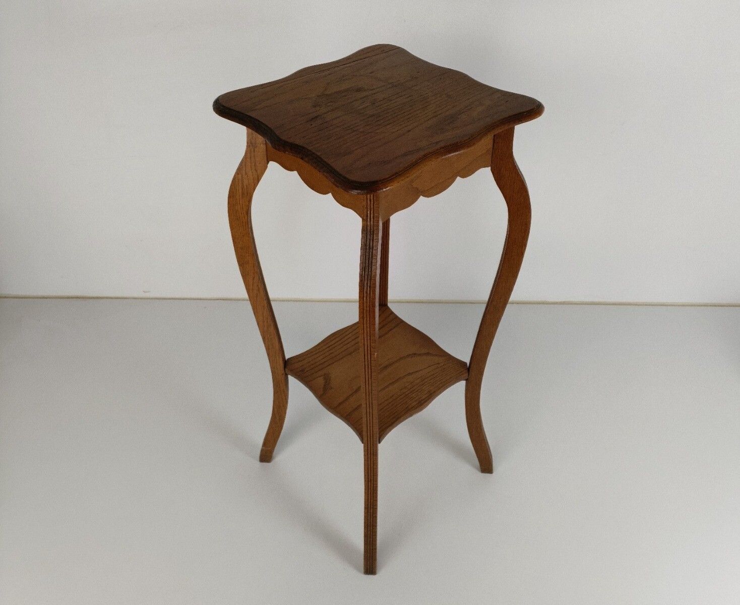 Art Nouveau Side Coffee Table Pedestal  Two Tier  Plant Stand Bonsai Stand Farmh photo furniture