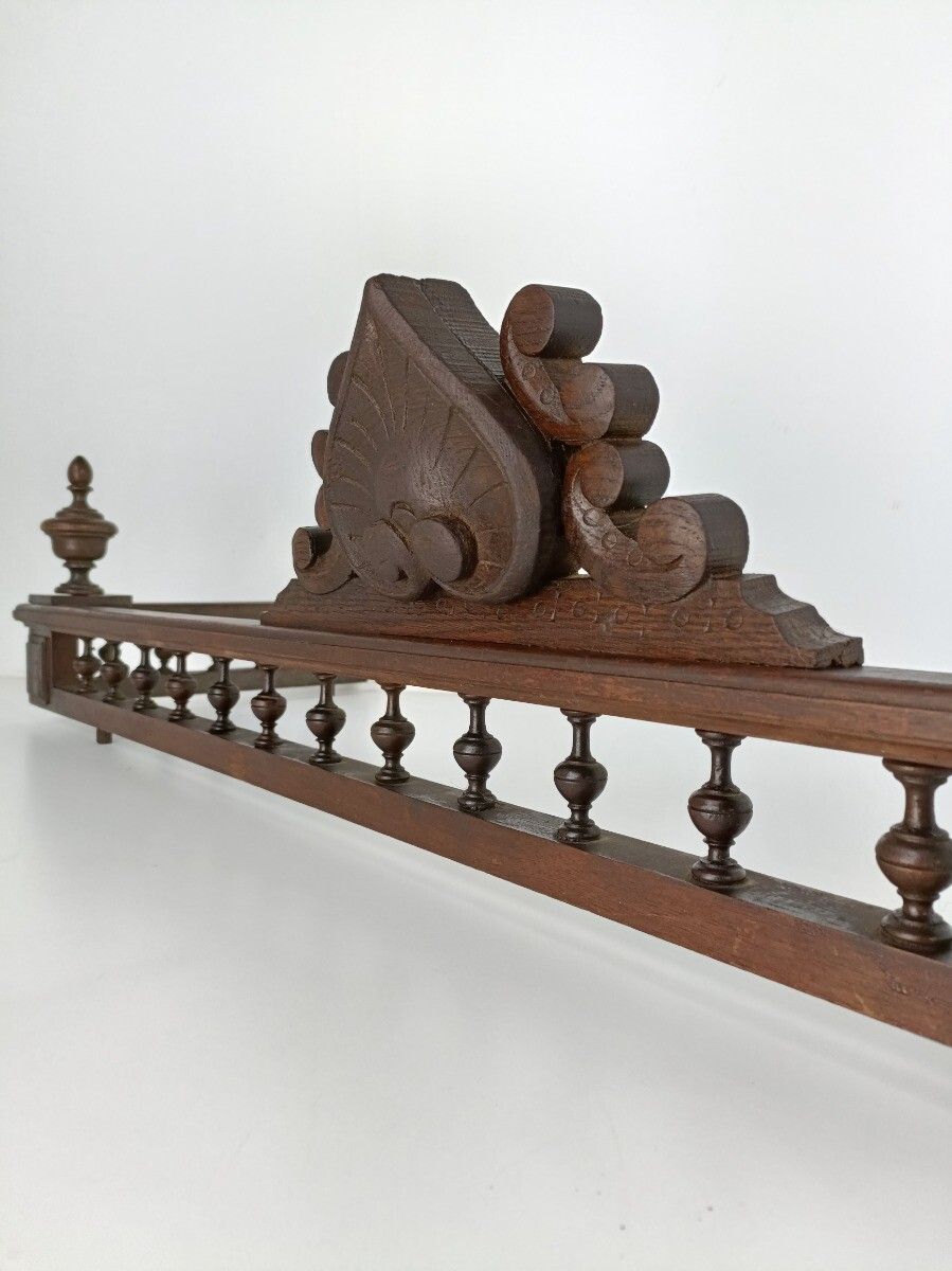 Xl Beautiful Hand Carved Wood Pediment Ornate Over Door Architectural Reclaimed photo Home Decor