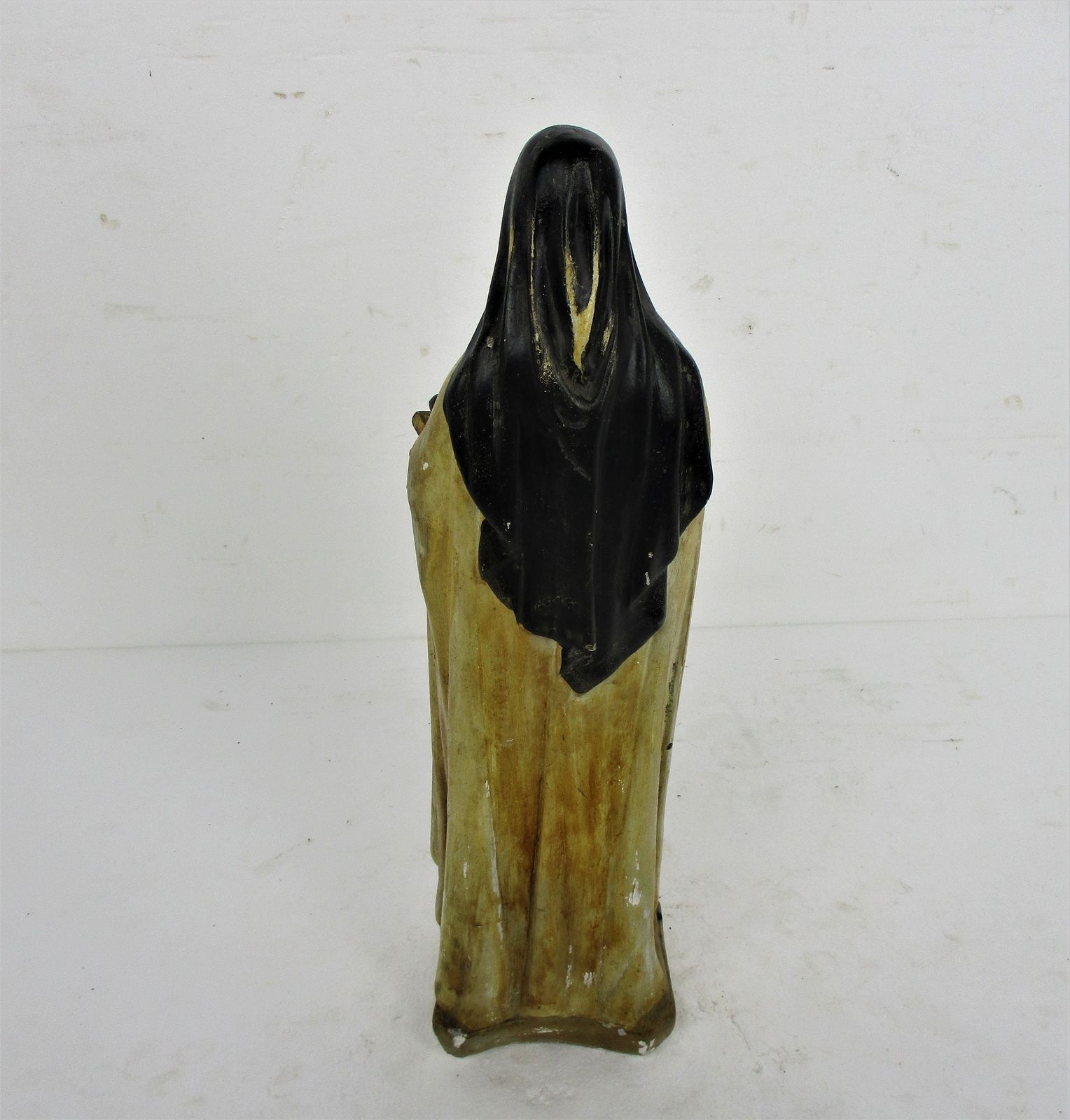 Vintage Statue Plaster St Saint Therese Lisieux Little Flower Of Jesus Chapel Ch photo buy