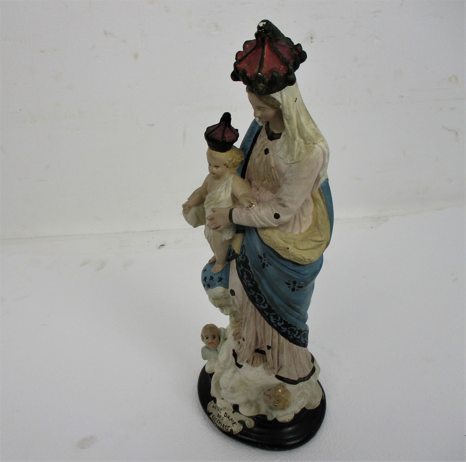 Beautiful Our Lady Of Victories Infant Child Plaster Notre Dame Victoire Angels photo vinterior