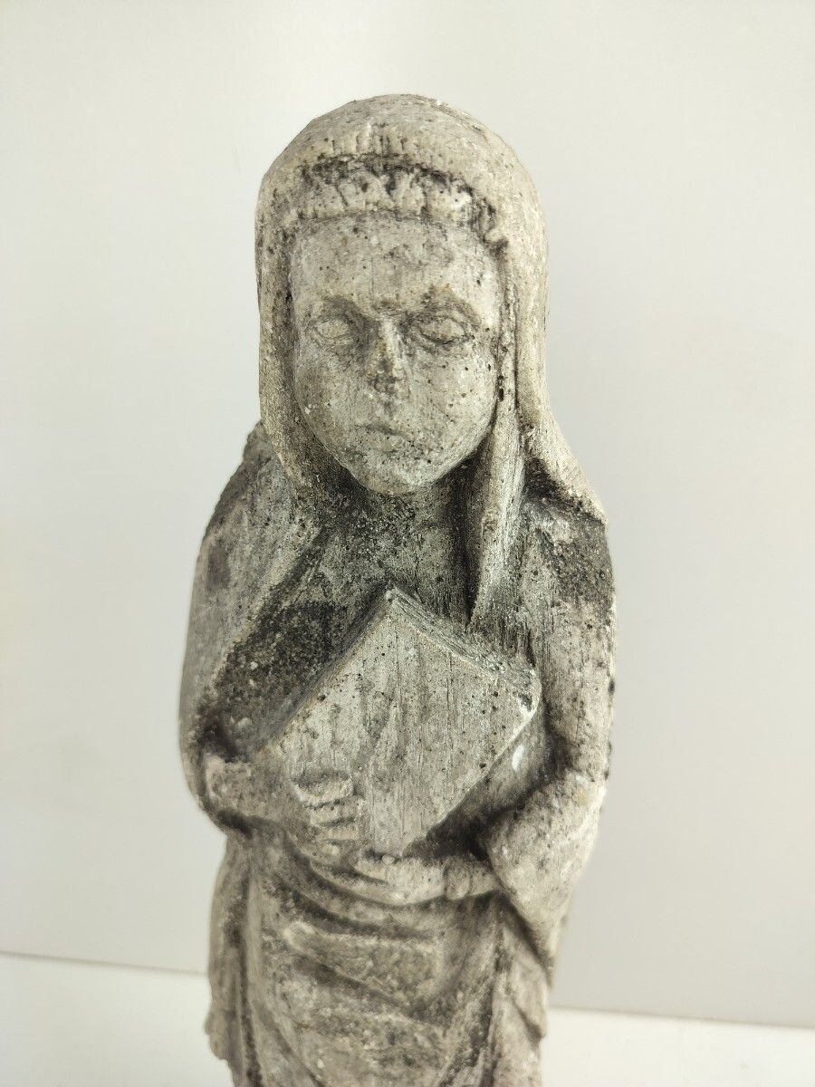 Outdoor Protection House  Statue Virgin Mary Madonna  In Stone Stoneware Collect photo furniture