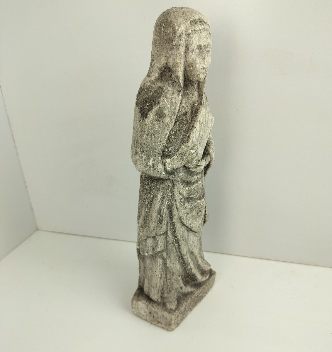 Outdoor Protection House  Statue Virgin Mary Madonna  In Stone Stoneware Collect photo Art