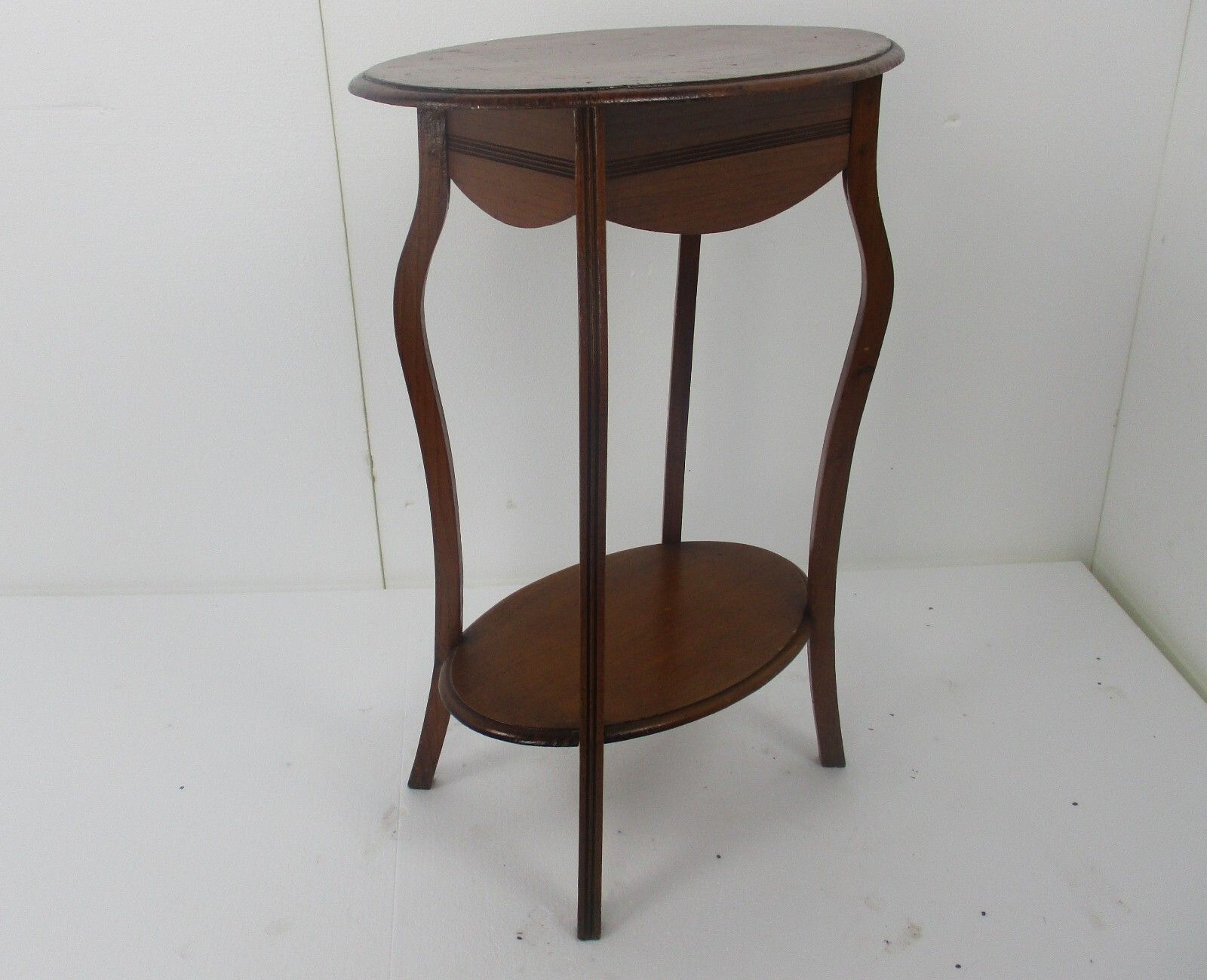 Art Nouveau Pedestal Side Occassional Table Plant Bonsai Stand Two Tier Antique photo buy