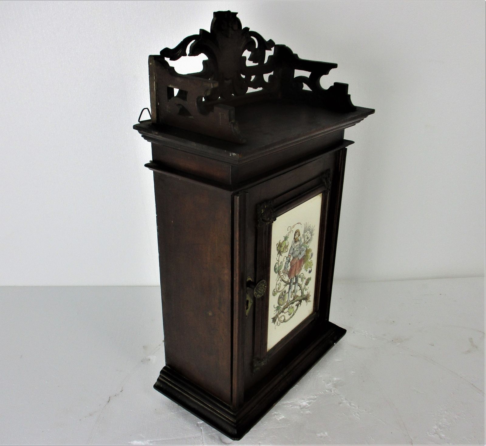 Mid Century Kitchen Apothecary Medicine Pharmacy Bathroom Wall Hanging Cabinet F photo vinterior