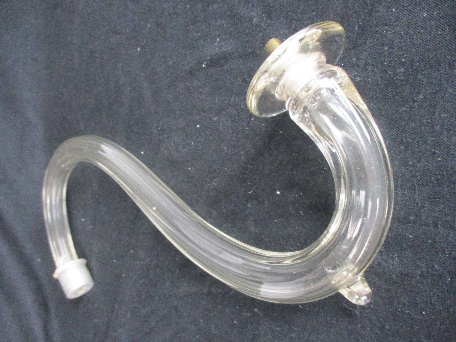 Venetian Murano Part Piece Chandelier Arm Clear Hand Blown Art Glass Reclaimed
