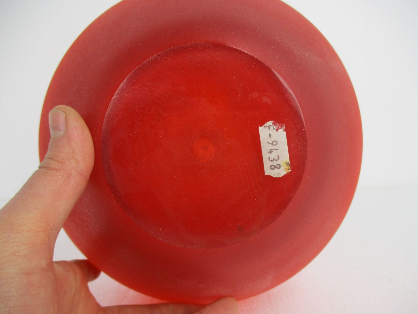 Linea Padovan Marked Vintage Venice  Art Glass Italian Murano Vase Red photo buy
