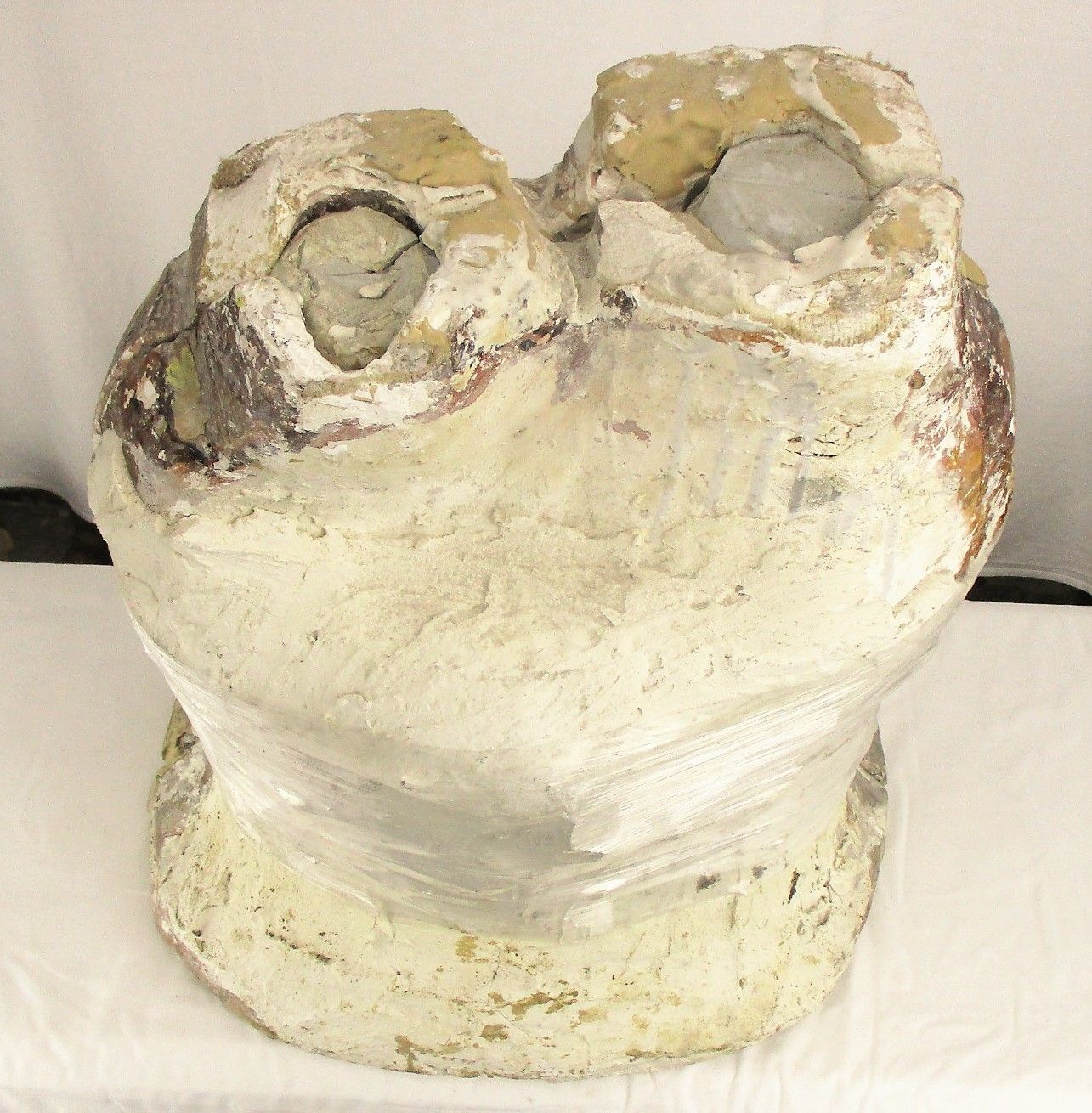 Antique Mold For Plaster Statue Holy Family Large Religious Authentic Heavy photo 260.0
