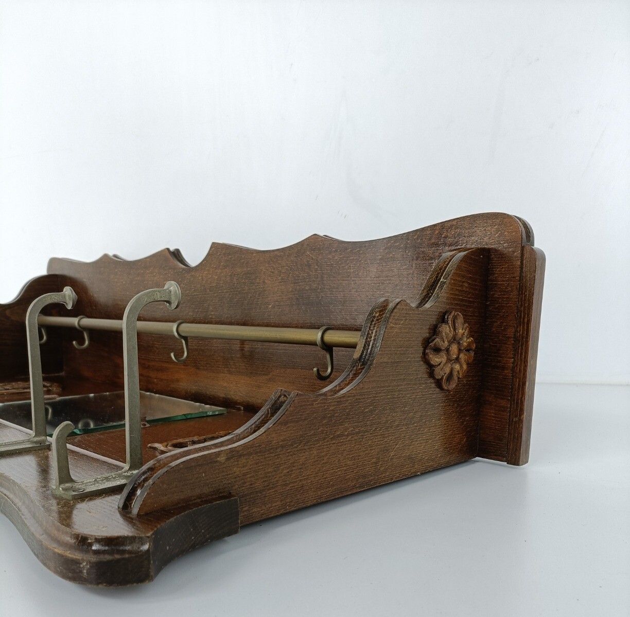 Large  Funky Coat Rack Hat Rack Wood Modernist 30s  40s Pop Art photo 323.0