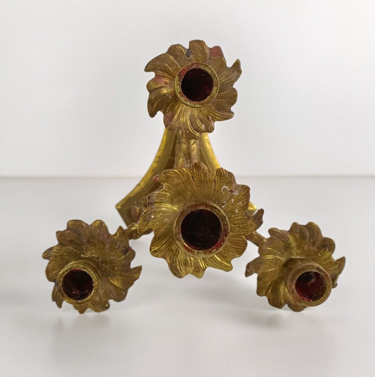 Stunning Couple Of Candle Holders Candle Sticks Candelabras 4 Arm  Empire Style photo vintage
