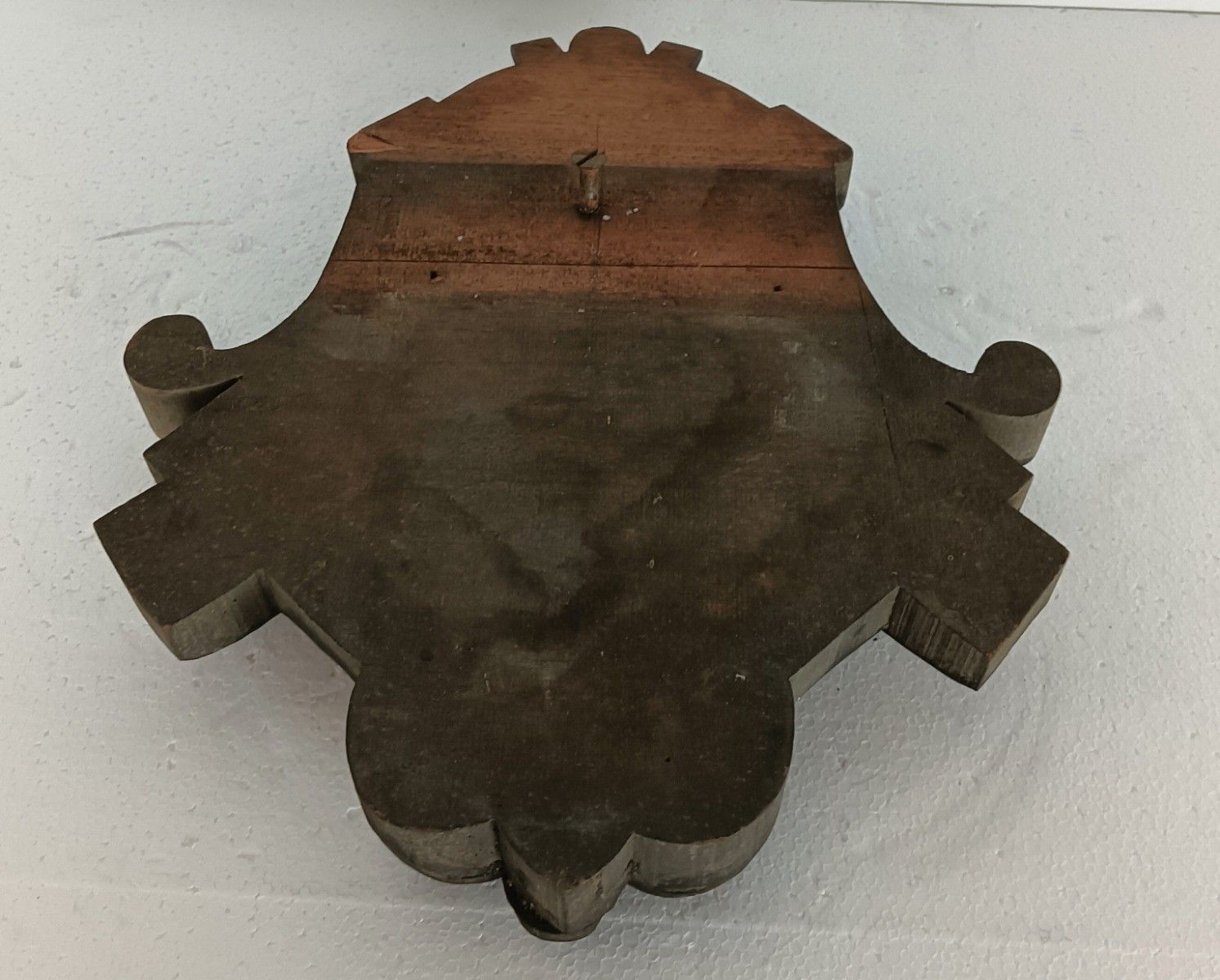 Hand Carved Wooden Medaillion Trim Cabinet Antique Reclaimed Architectural photo 97.0