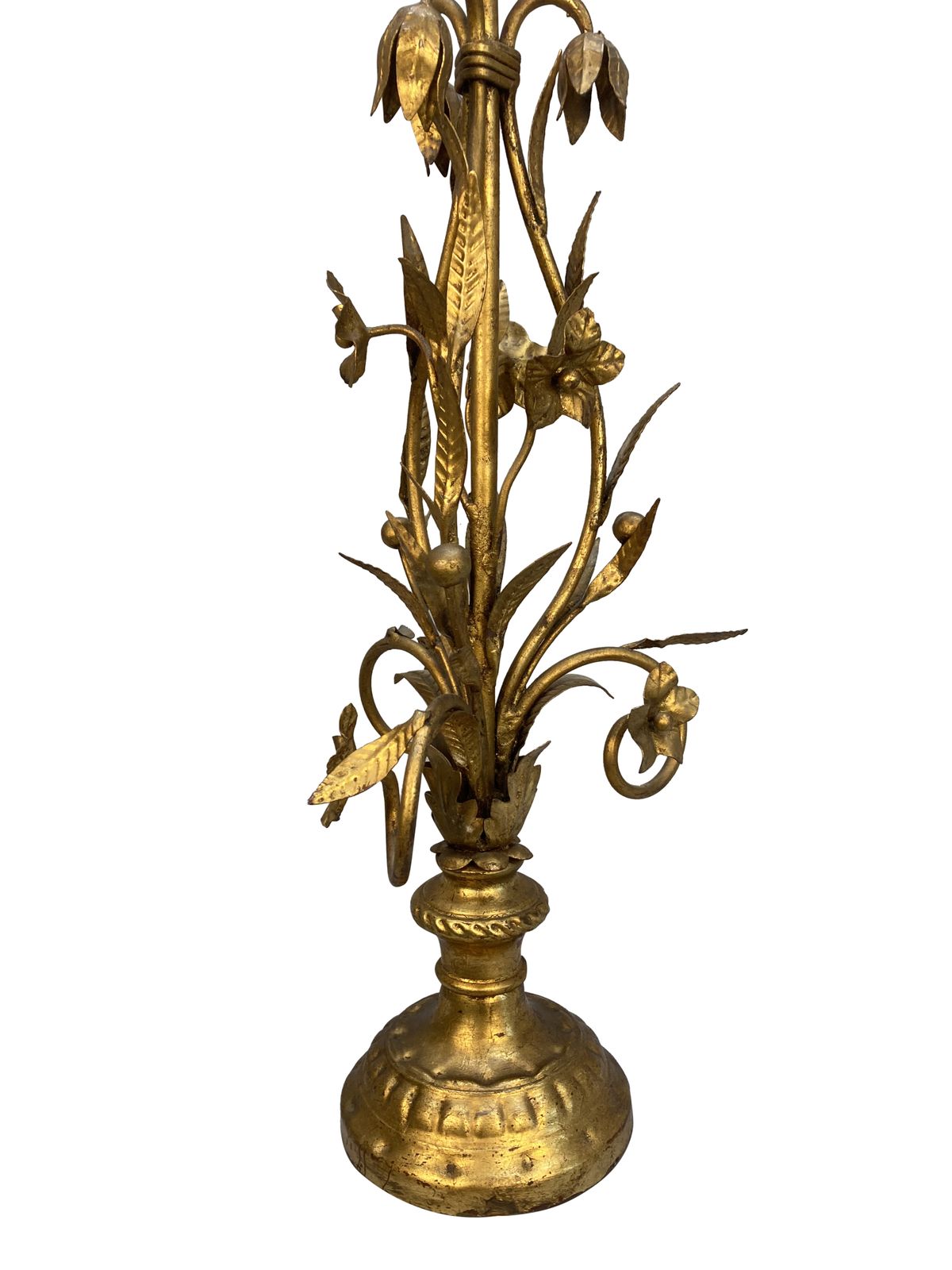 A French Mid Century Gilt Metal Lamp photo furniture