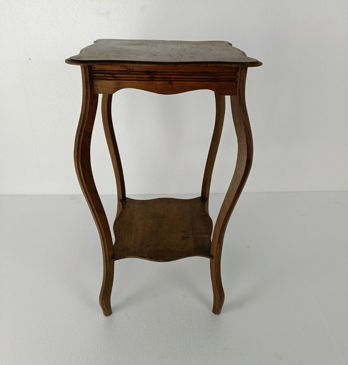 Art Nouveau Pedestal Side Occasional Table Plant Flower Stand Two Tier Art Deco photo 283.0