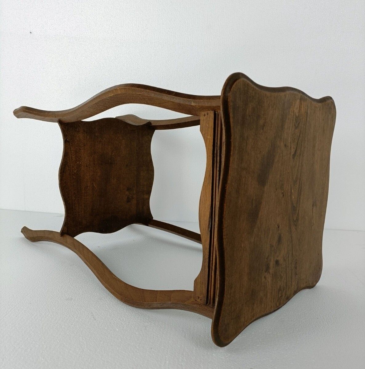 Art Nouveau Pedestal Side Occasional Table Plant Flower Stand Two Tier Art Deco photo buy