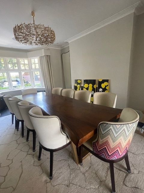 10 Seater Wooden Dining Table And Chairs photo for sale