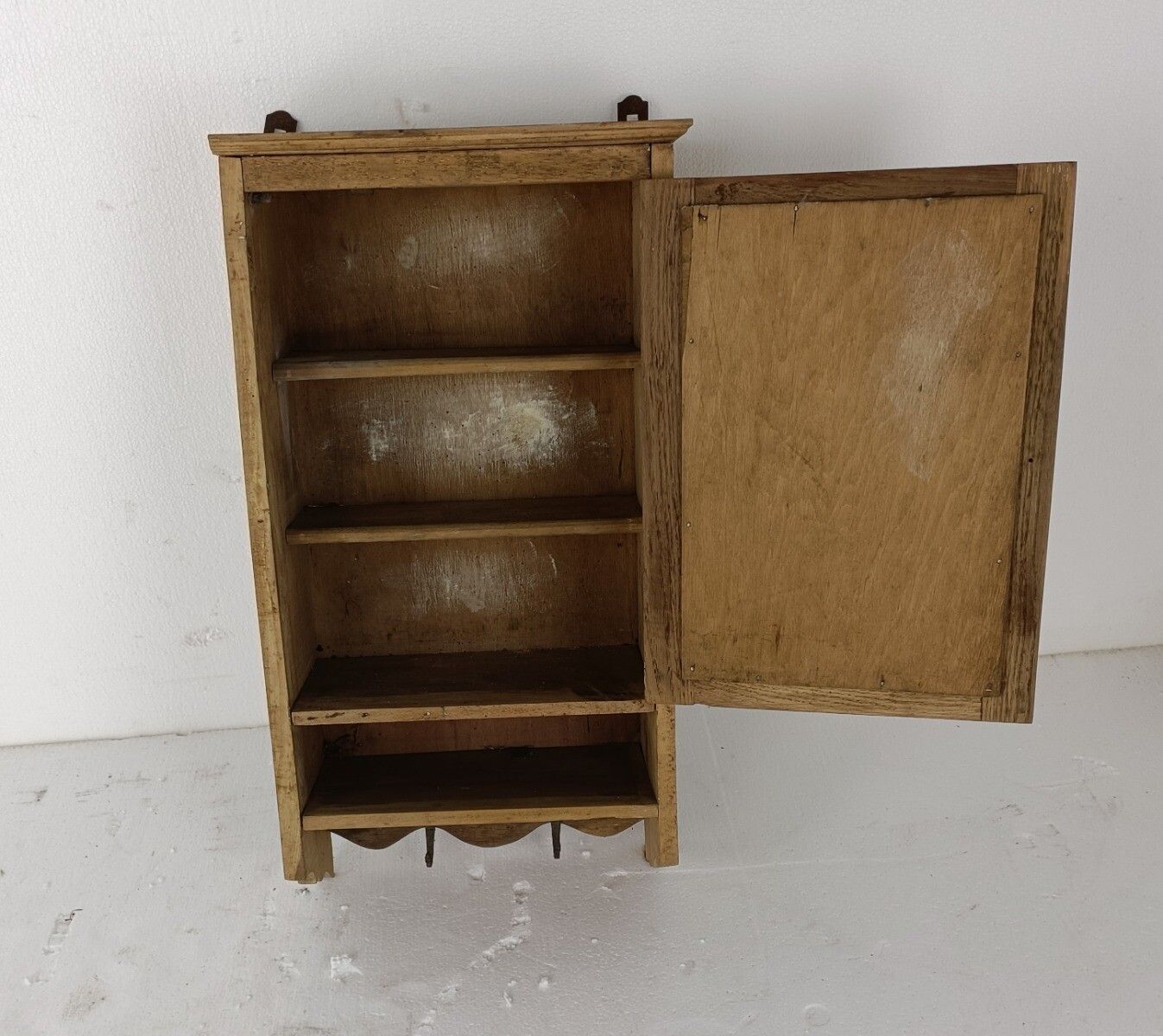 Medicine Cabinet Apothecary Antique Beveled Glass, Kitchen Bathroom Hanging photo vinterior