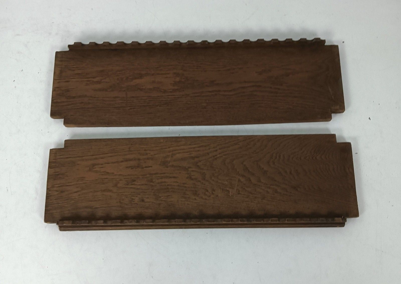 Pair Of Antique Carved Wooden Shelves For Inside Cabinet Boards photo furniture