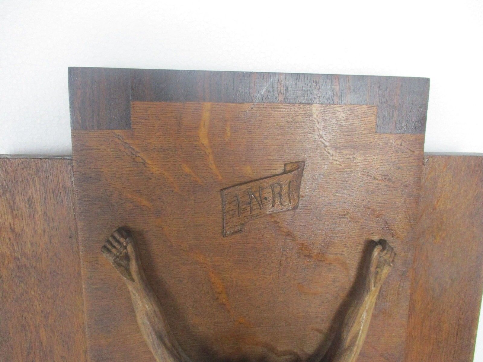 Hand Carved Wood Hanging Ornate Crucifix Wooden Corpus Jesus Christ Gorgeous photo furniture