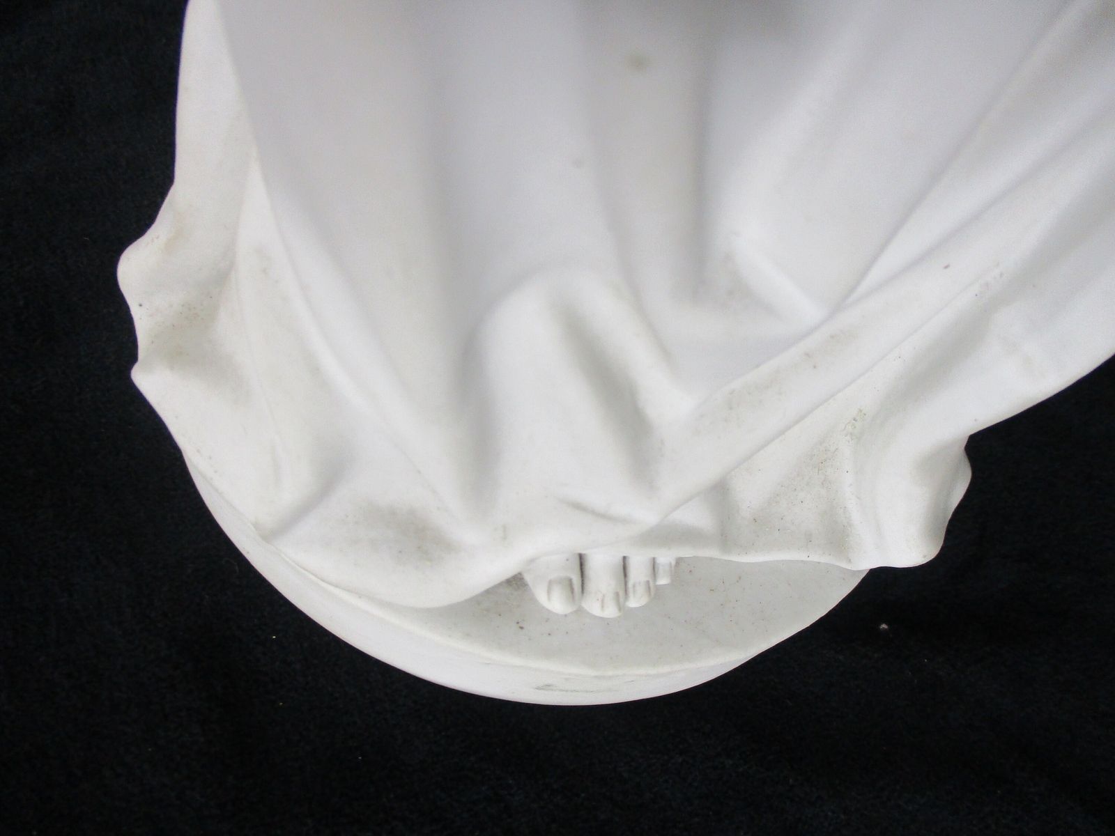 Reserved Craig French Antique 1900 Bisque Statue Virgin Mary Our Lady Infant Exq photo buy