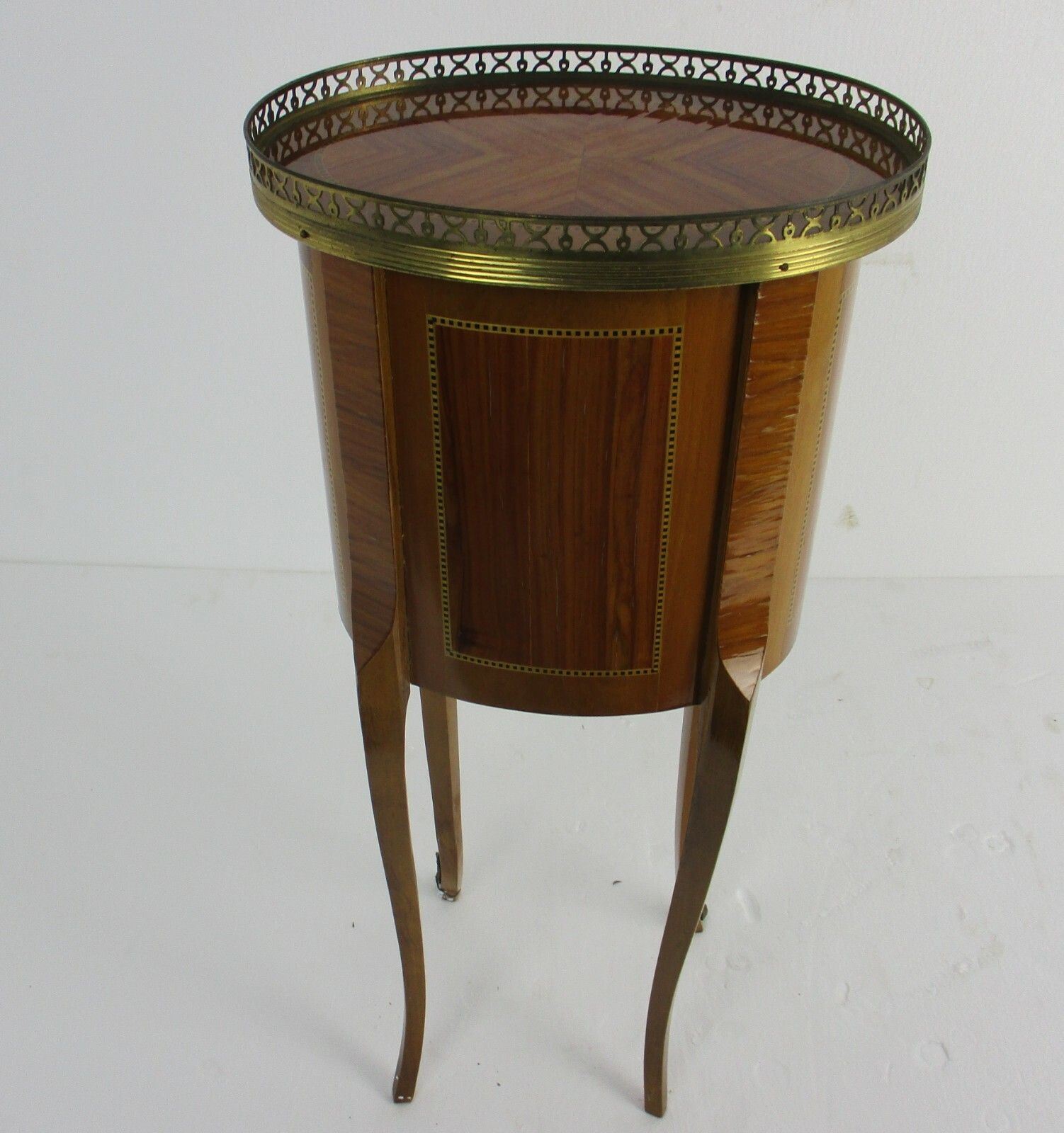 photo for sale Gorgeous Marquetry Inlay Chest Of Drawers Dresser Cabinet Wood Italian Farmhouse