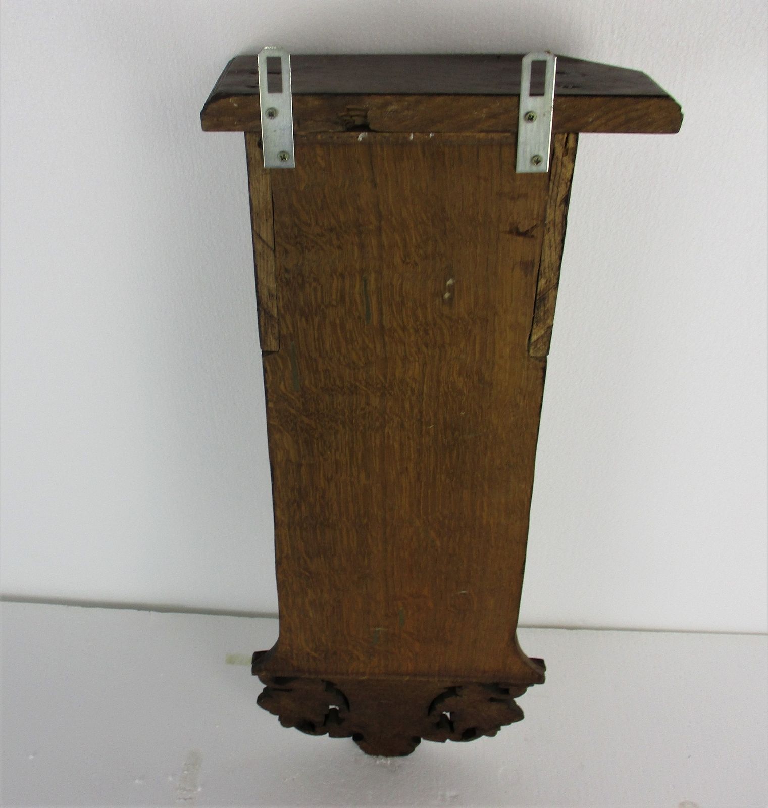 photo furniture Wall Hanging Hand Carved Ornate  Wood Bottle Holder Tap Antique  Country Barn St