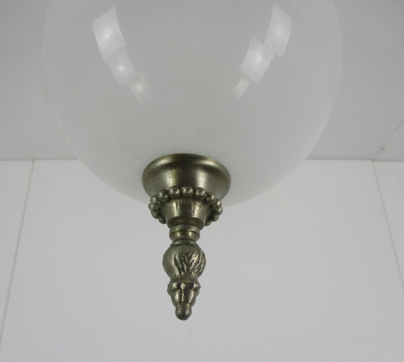 Chandelier Pendant Milk Glass  Opaline Atomic Mid Century Modern Modernist photo 223.0