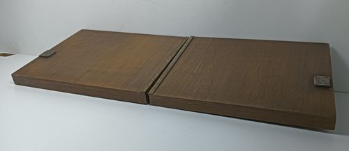 Antique Couple Of Door Panels Cabinet Carved Wood Inlay Beautiful Architectural photo vintage
