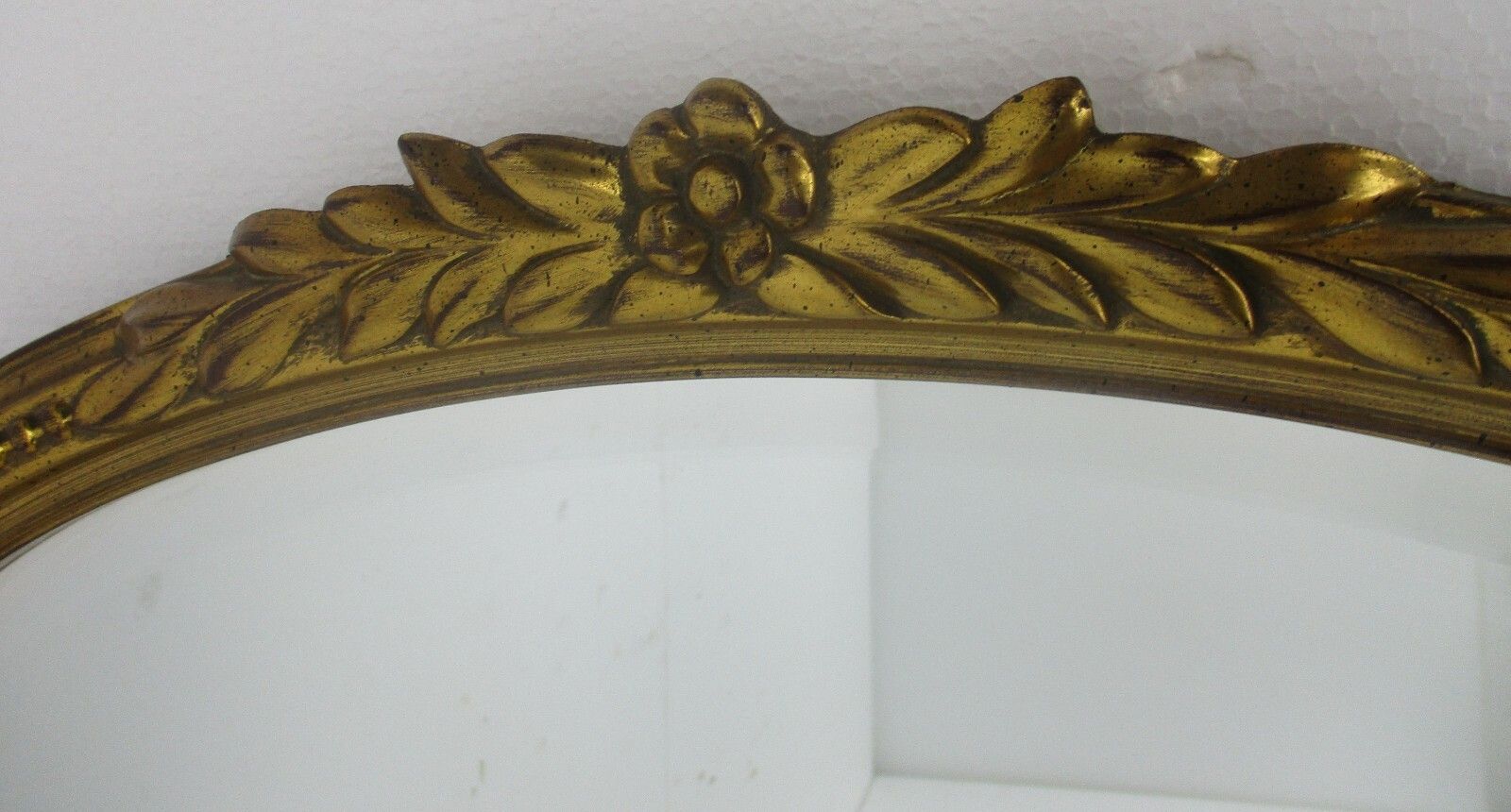 Hallway Cabinet Beveled Glass Mirror Belgium Wood Large Hobnails Stunning photo furniture