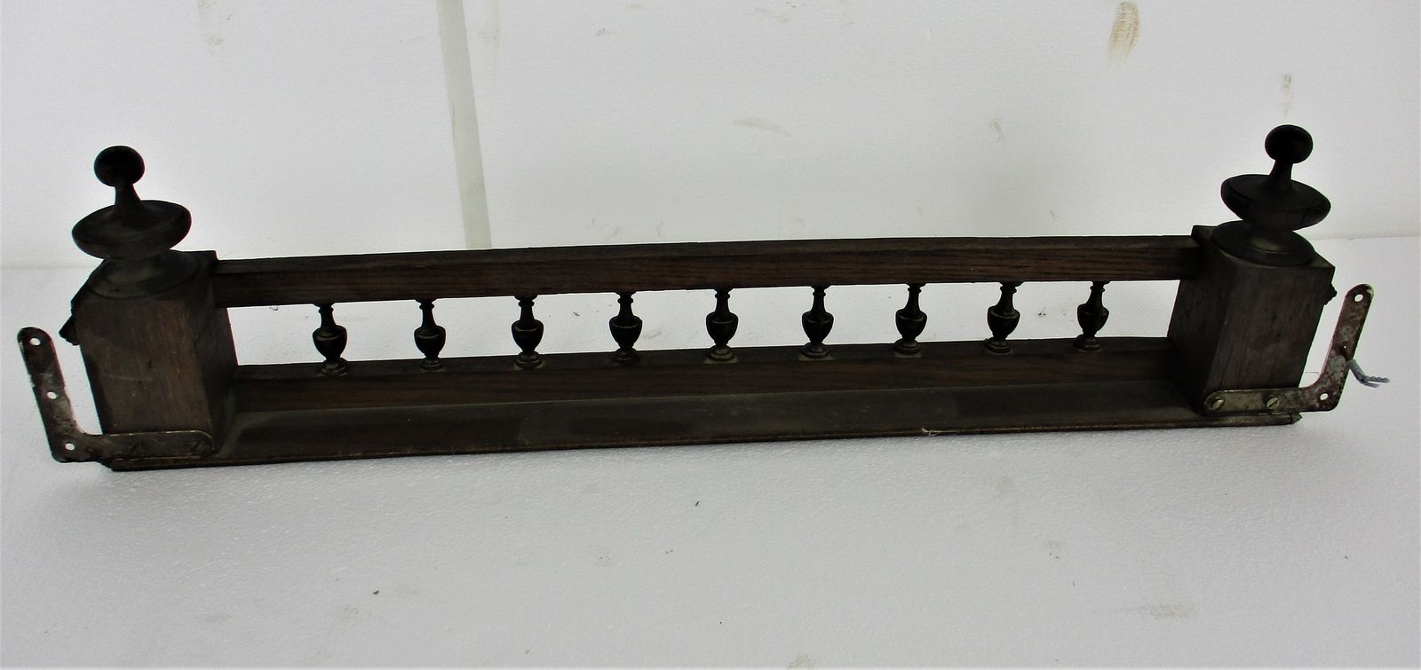 Hand Carved Wood Pediment Spindles Ornate Over Door Architectural Reclaimed photo 142.0
