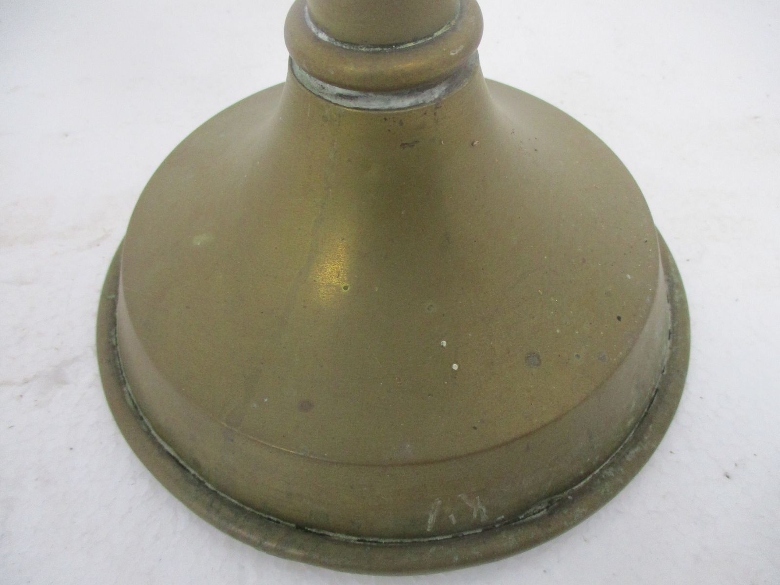 Antique Candle Holder Candle Stick Church  Chapel Altar Monastery Brass 24.4&Quo photo 303.0