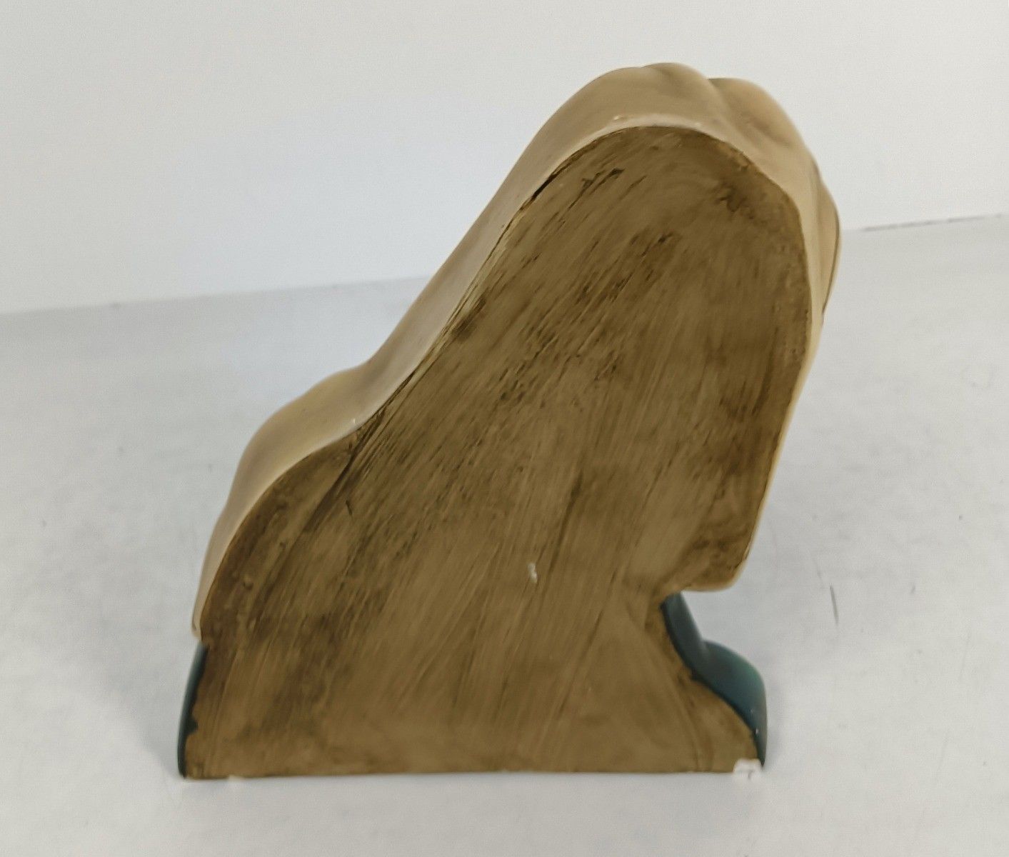 photo furniture Virgin Mary Madonna Blessed Virgin Plaster Statue Bust Plaster Art Deco 1920s An