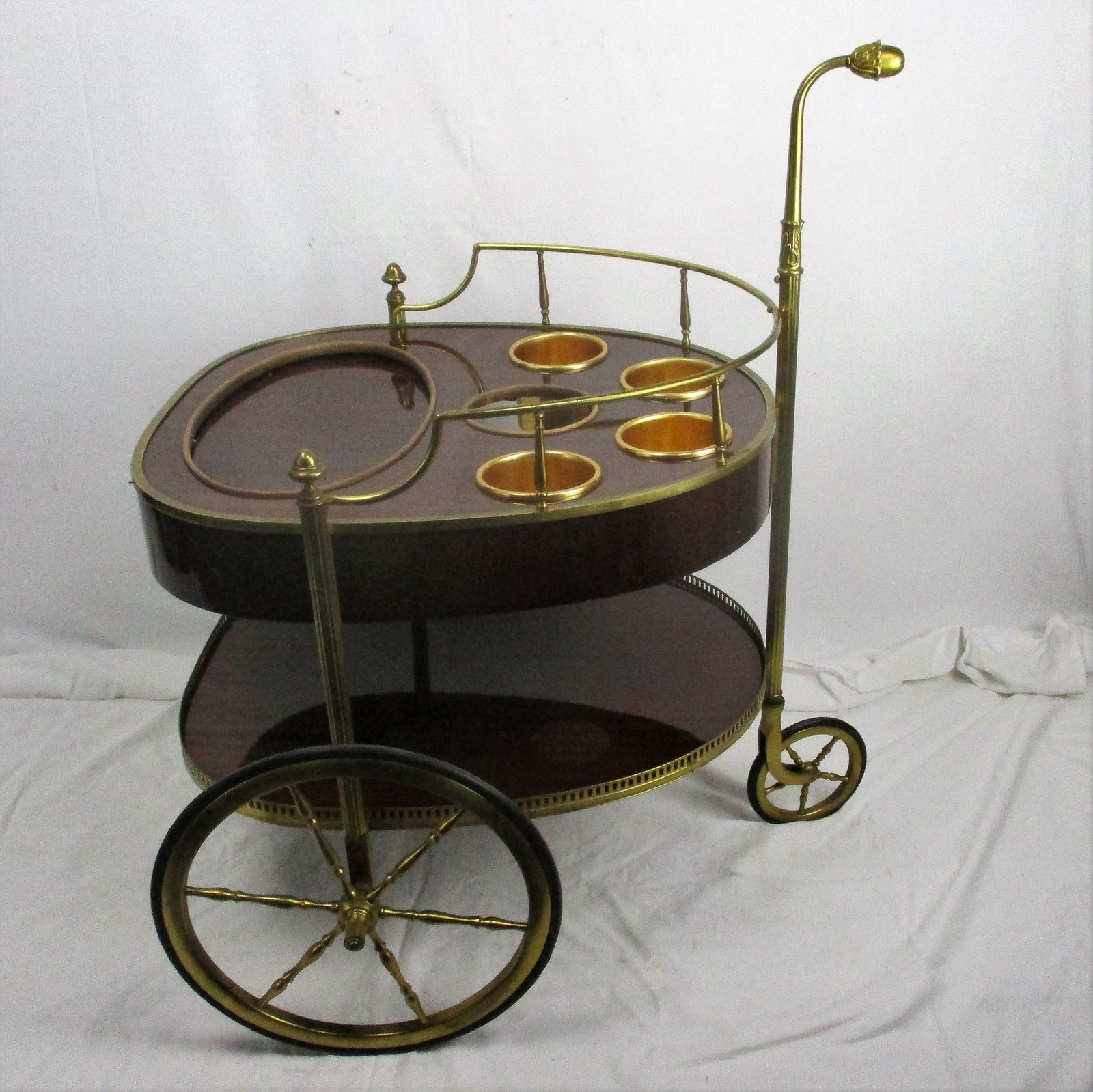 Stunning Design Bar Cocktail Tea Cart Trolley Kitchen Funky Extremely Rare Wow photo furniture