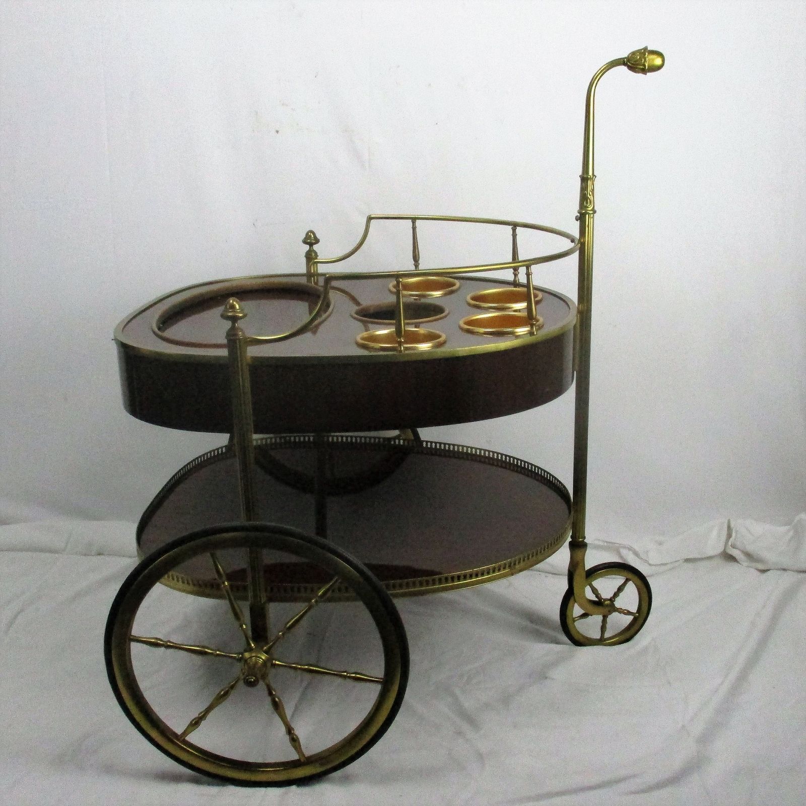 Stunning Design Bar Cocktail Tea Cart Trolley Kitchen Funky Extremely Rare Wow photo Furniture