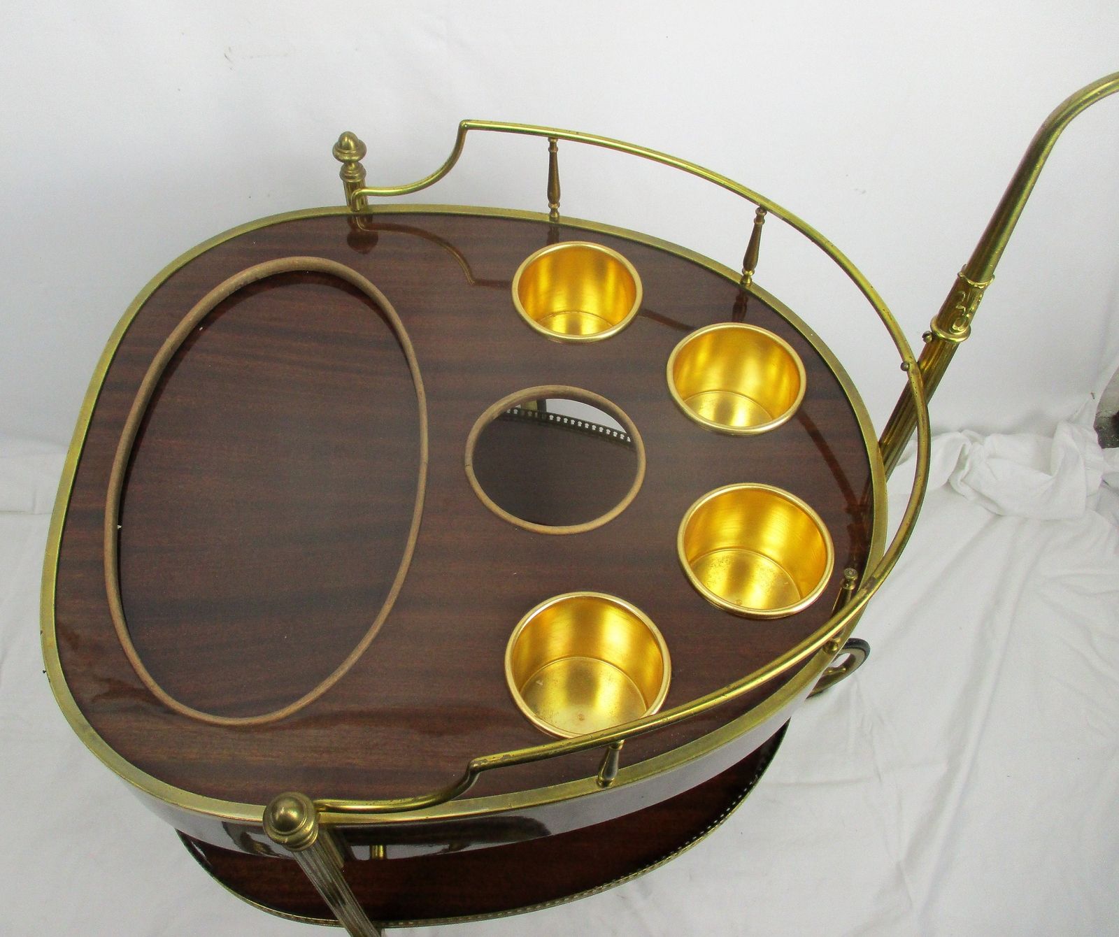 Stunning Design Bar Cocktail Tea Cart Trolley Kitchen Funky Extremely Rare Wow photo 931.0