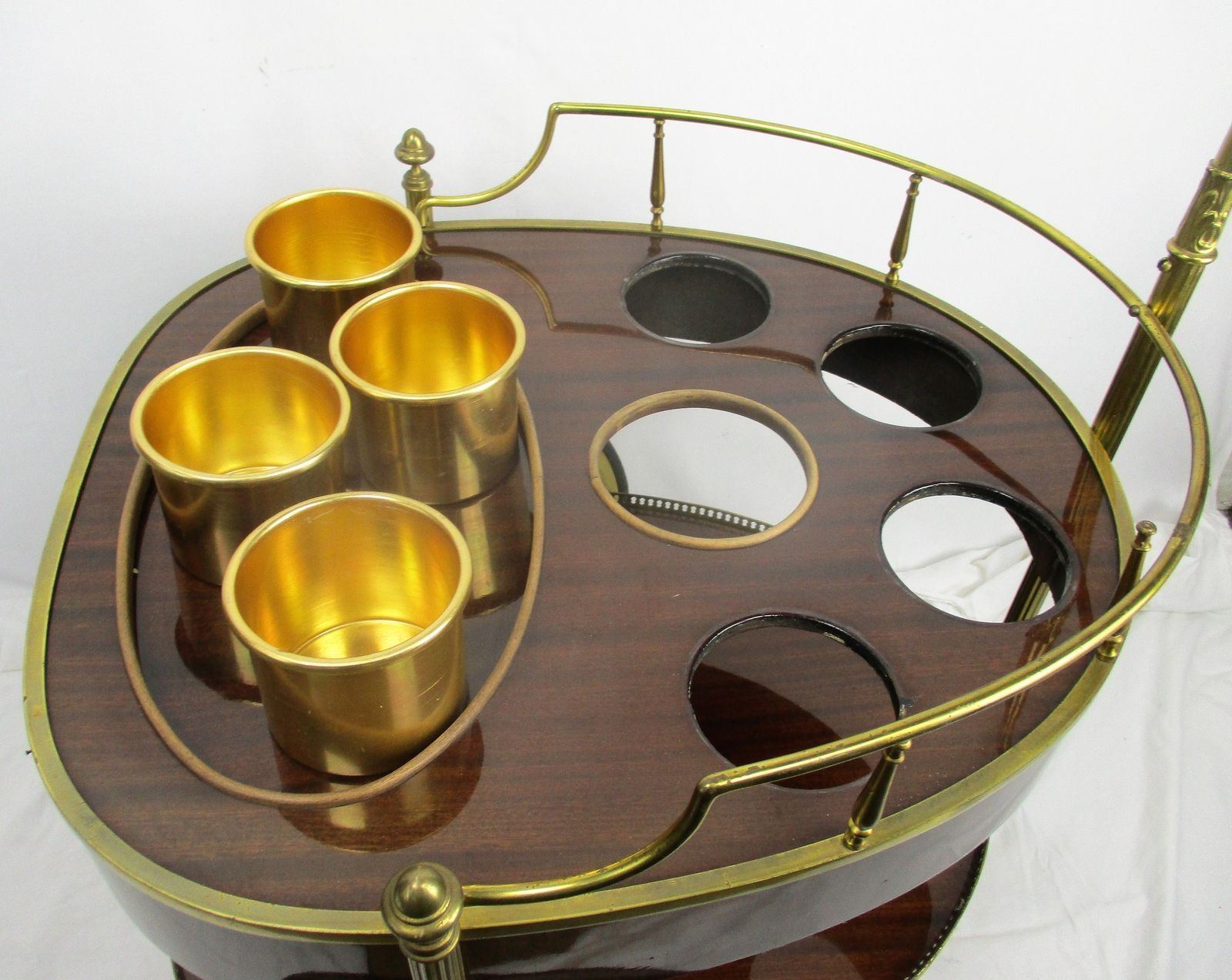 Stunning Design Bar Cocktail Tea Cart Trolley Kitchen Funky Extremely Rare Wow photo buy