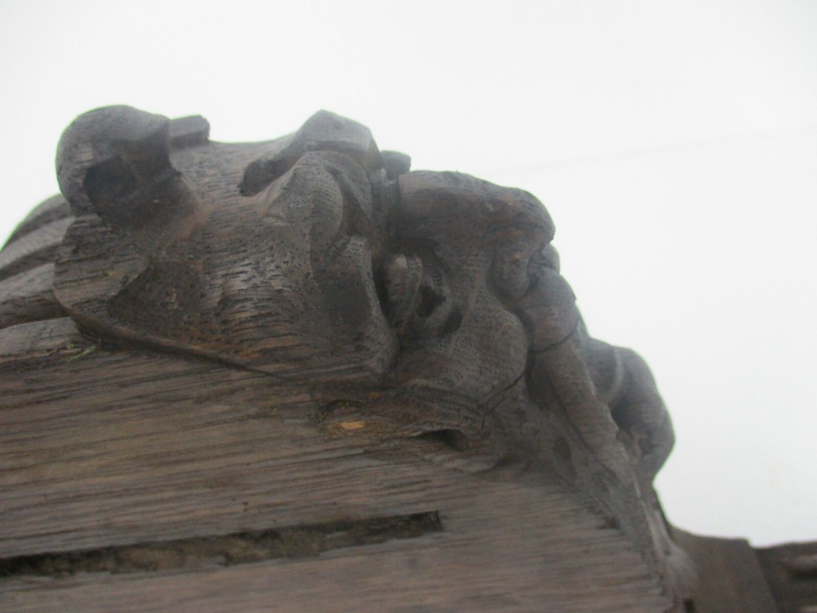 Gothic Satyr Antique Corbel Trim Hand Carved Wood  Architectural Salvaged  Wow photo vinterior