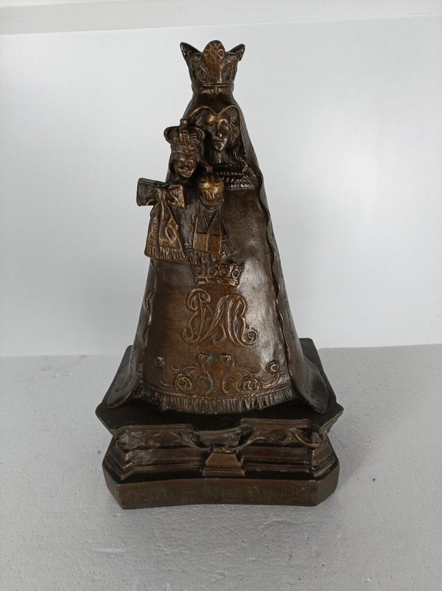 Our Lady Of Saint Jan Poperinghe Belgium Large Belgian Plaster Statue Extremely photo furniture