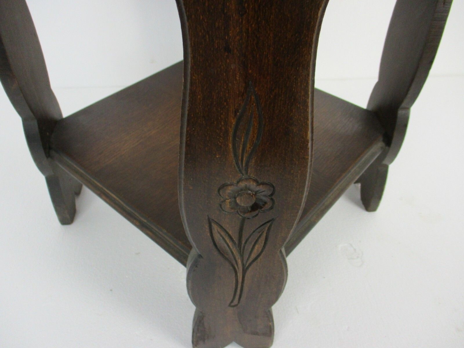 Art Nouveau Side Occasional Table  Two Tier Art Deco  22.04" Gorgeous Rare photo for sale