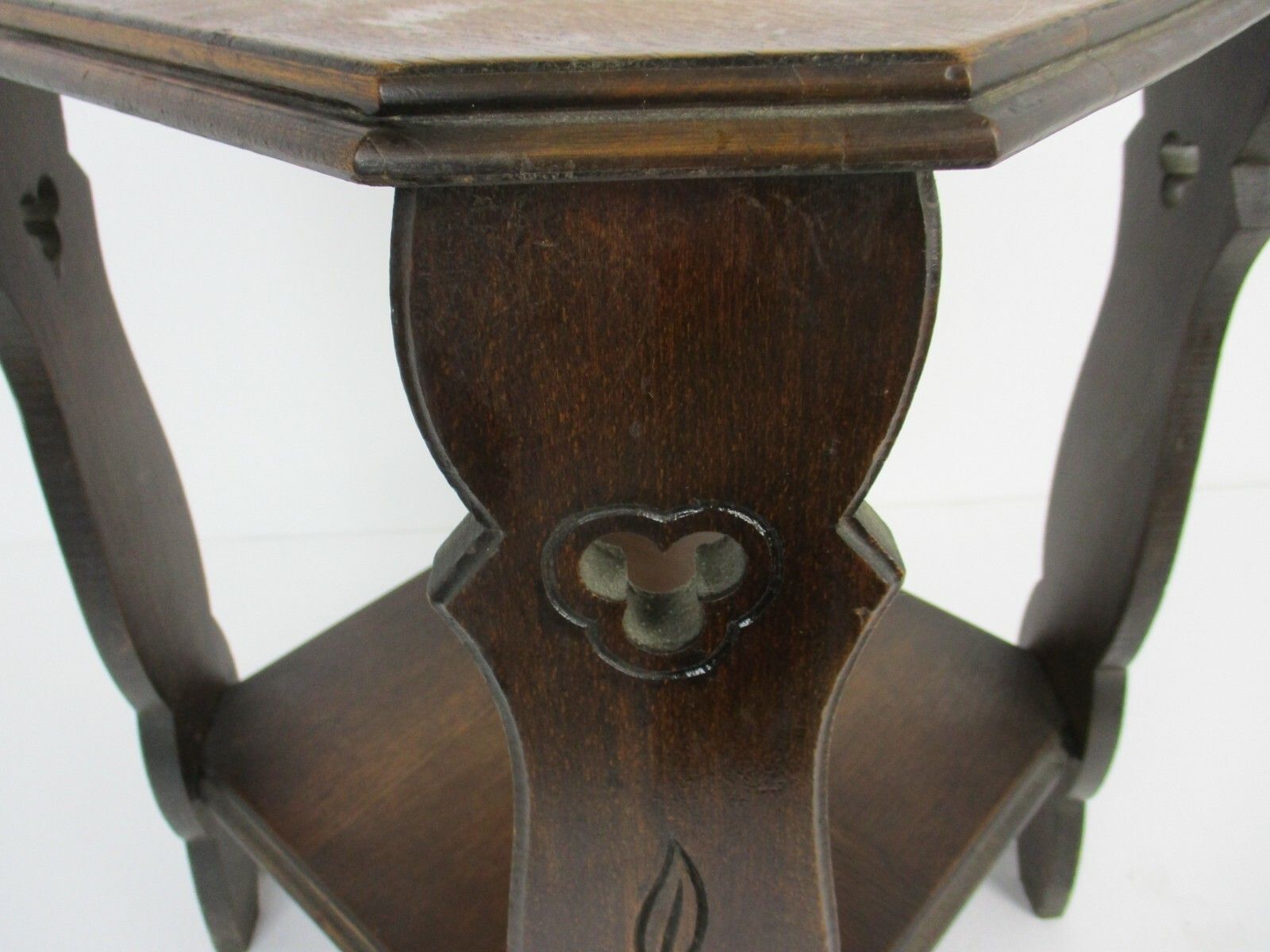 Art Nouveau Side Occasional Table  Two Tier Art Deco  22.04" Gorgeous Rare photo Furniture