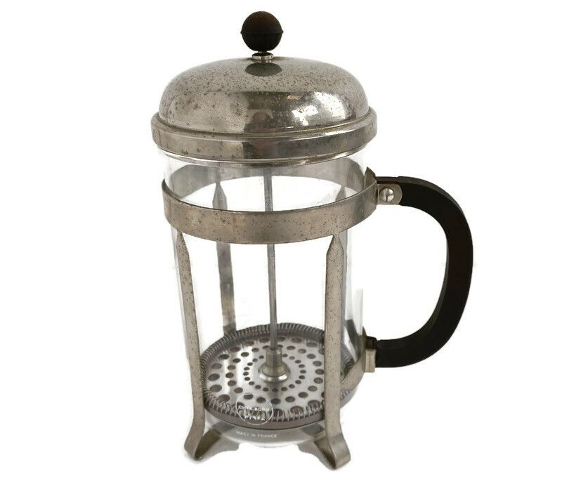 Exc Pyrex Chambord French Press Coffee Maker Plunger Melior France Stainless S