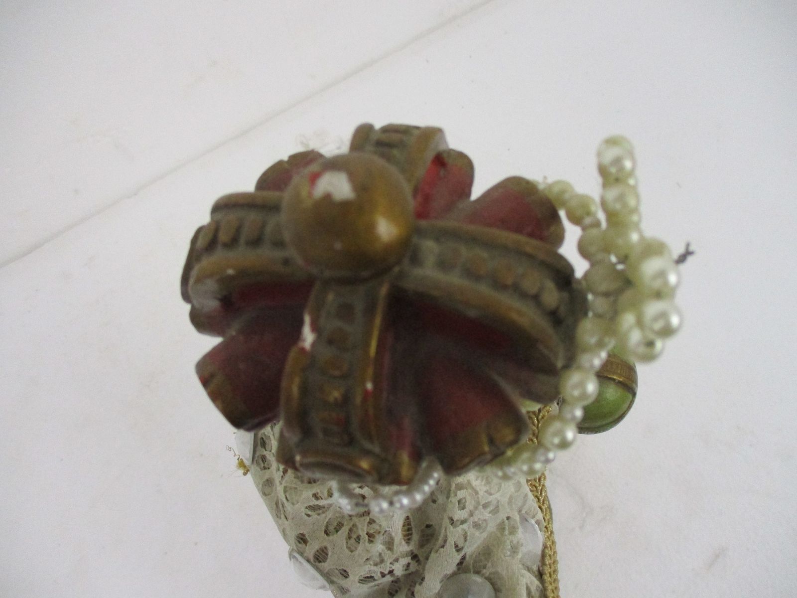 Statue Infant Of Prague Infant Jesus Santo Nino Plaster Chapel Collector Wow Fab photo 303.0