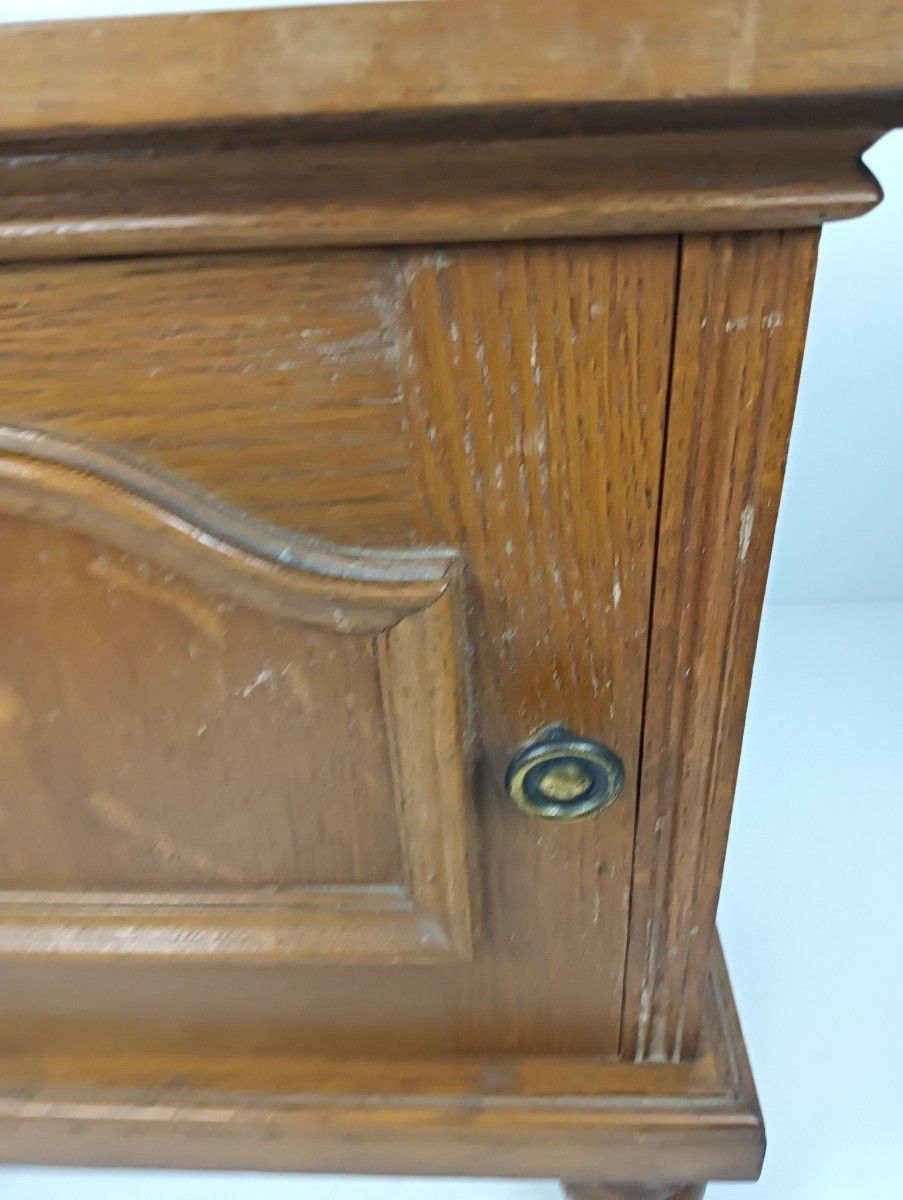 Nightstand End Table Dresser 50s Wood Vanity Cabinet Bedroom Cabinet Modernist photo Furniture