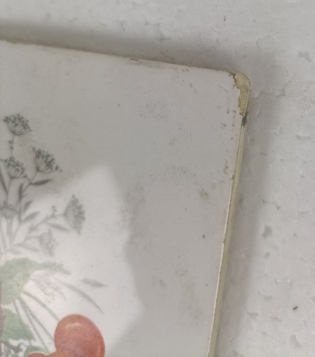 Vintage Side Table Plant Stand Ceramic Tile Mettlachgermany  Funky Wrought Iron photo vinterior