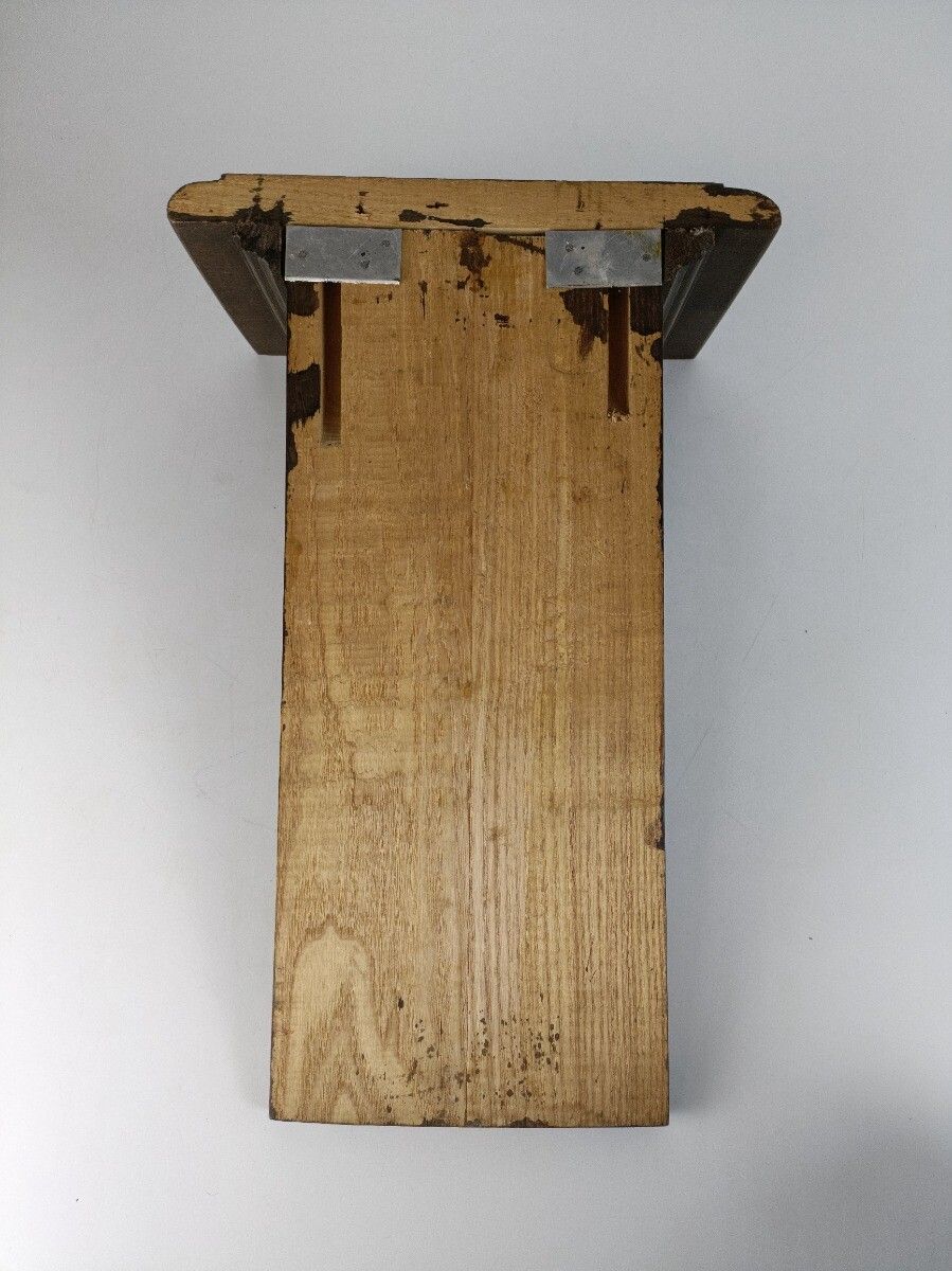 Hand Carved Wooden Wall Hall Console Table Ornate Ram Large Antique photo vintage