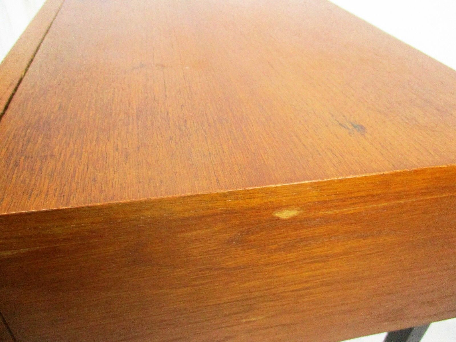 Vintage Funky Nightstand Wood Mid Century Danish Modern Style End Table Commode photo vintage