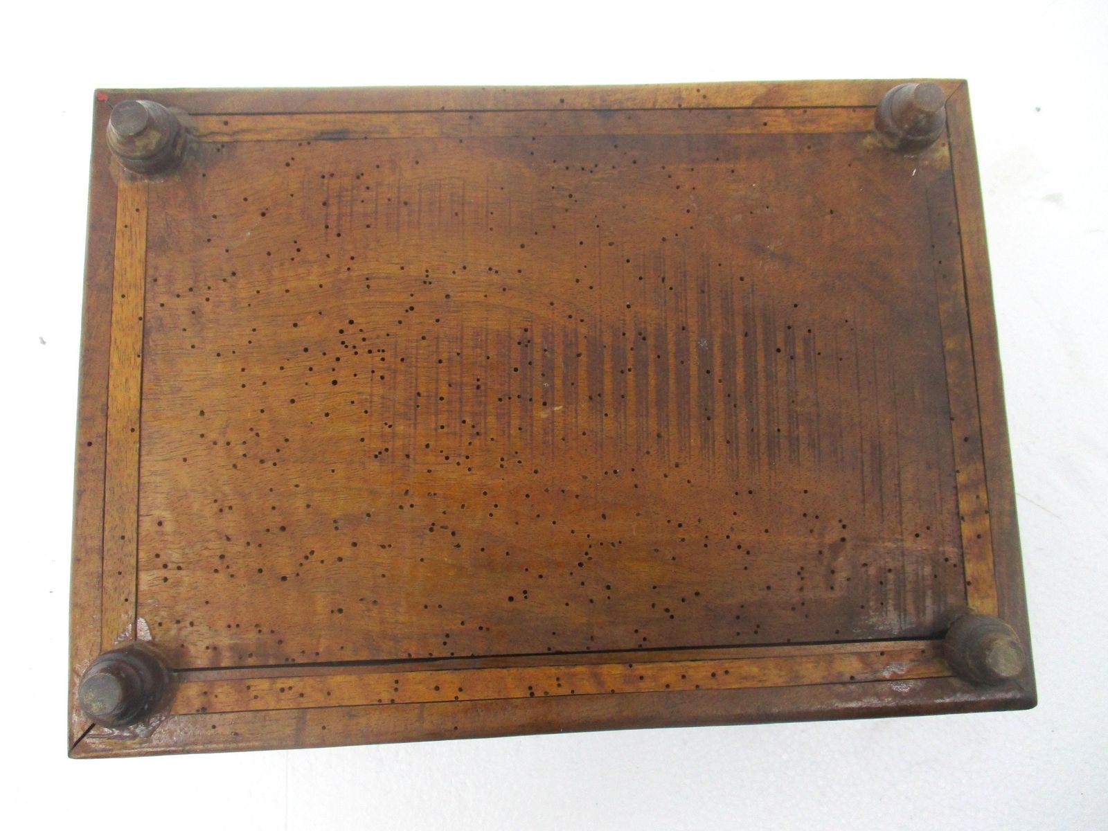 photo furniture Hand Carved Wooden Trinket  Box Ornate Antique Breton Large High Relief Stunning