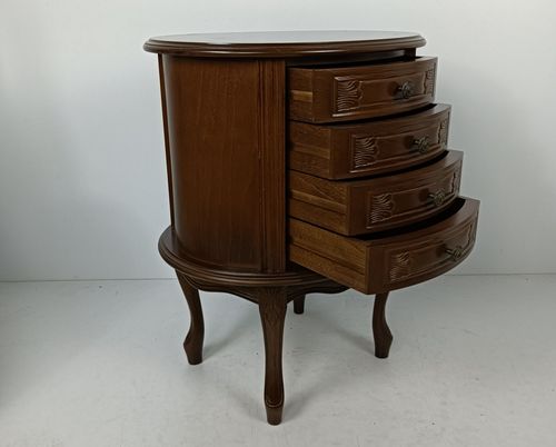 Chest Of Drawers  Cabinet Hallway End Table Nightstand Wood Vintage Louis XV Sty photo furniture